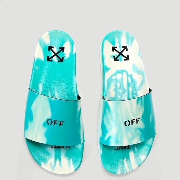 OFF-WHITE Tie-Dye Pool Slide Sandals - Picture 10 of 11